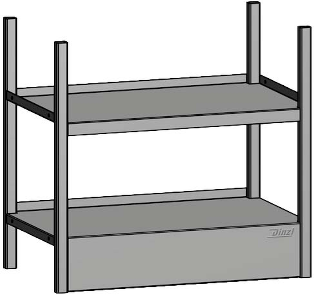 Bild von JURA-MODUL - Bodenmodul - Bodenmodul mit einem Universalfachboden (VPE=1 Stück)